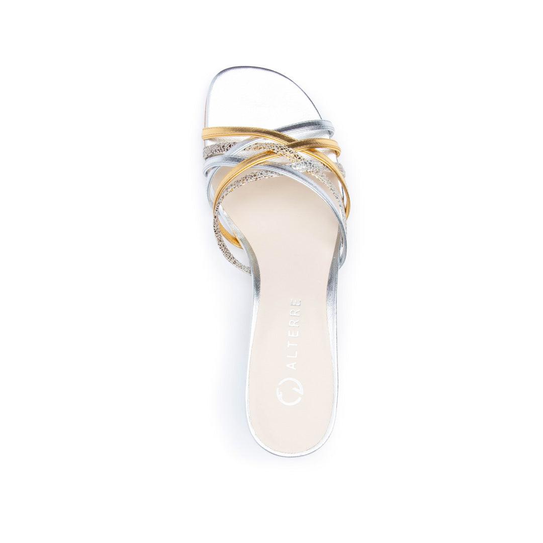 Silver Bell Sandal Shoe Bases with Changeable Tops | Alterre Make Your Own Shoes - Sustainable Shoes & Ethically-Made Shoes