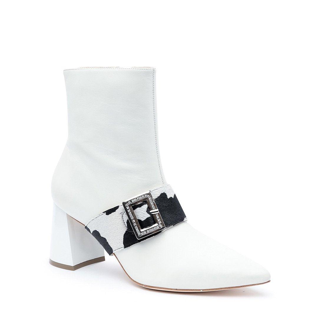 Customizable 2-in-1 White Boot + Cow Grace | Alterre Make A Boot - Sustainable Shoes & Ethical Footwear
