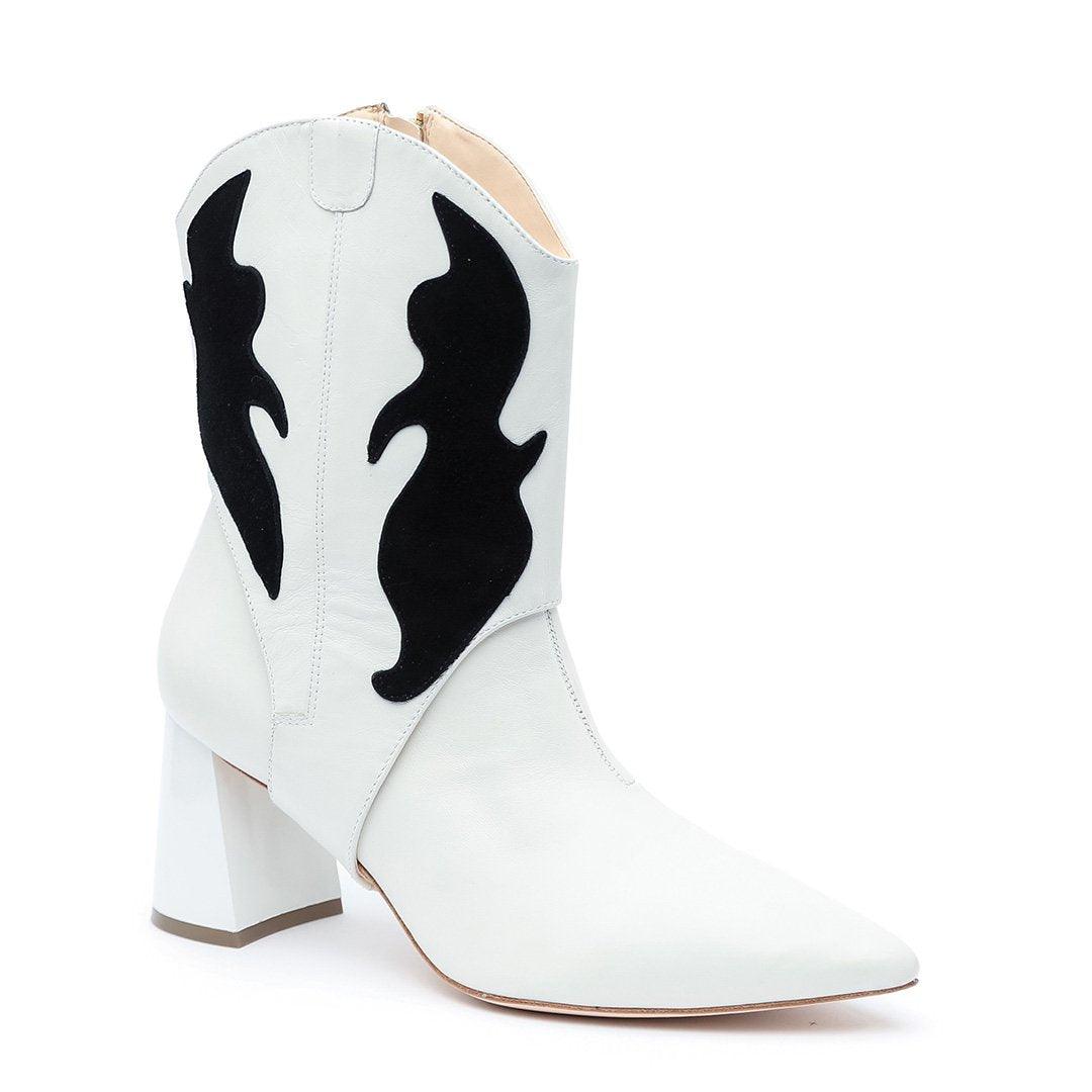 Customizable 2-in-1 Boot White/Black | Alterre Make A Boot - Sustainable Shoes & Ethical Footwear
