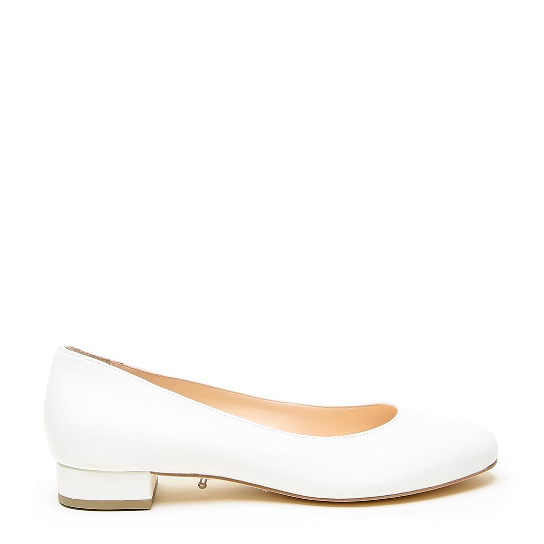 White Ballet Flat Customized Shoe Bases | Alterre Interchangeable Shoes - Sustainable Footwear & Ethical Shoes