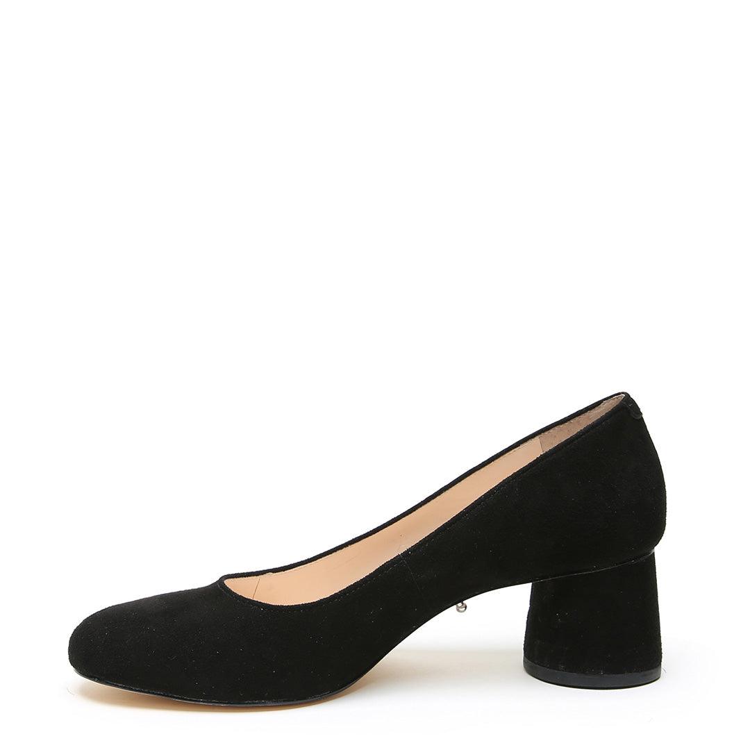 Black Suede Ballet Pump  Personalized Shoe Bases | Alterre Create Your Own Shoe - Sustainable Shoe Brand & Ethical Footwear Company

