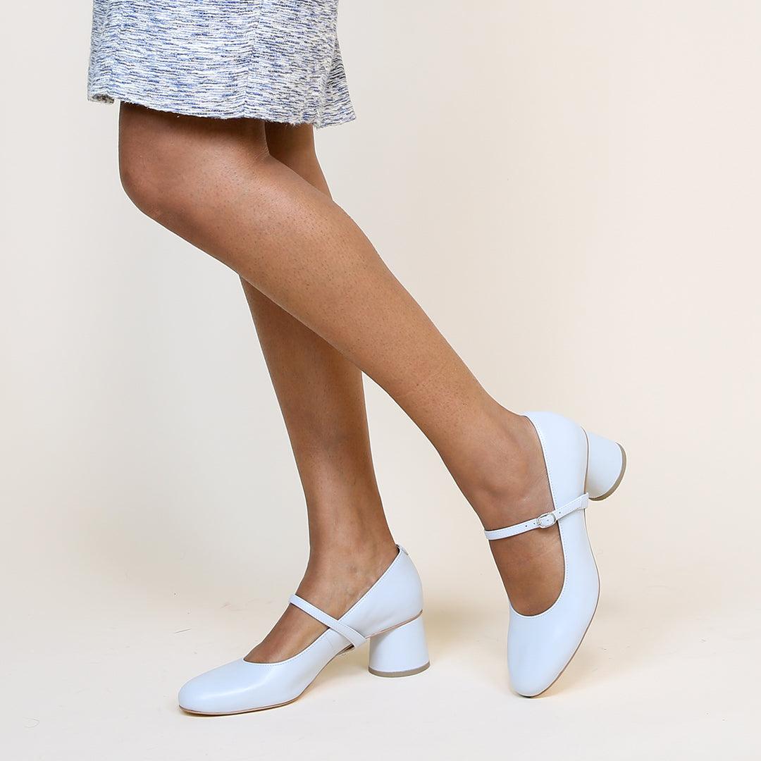 Twiggy Removable Strap in Cloud Grey | Alterre Customizable Shoes - Women's Ethical Shoe Brand, Eco-friendly footwear