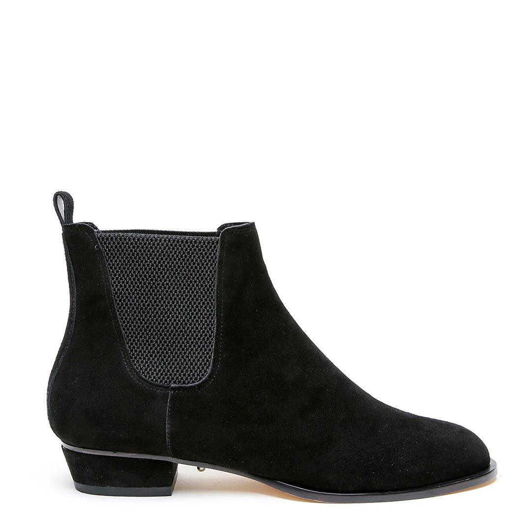 Black Suede Chelsea Boot Customized Shoe Bases | Alterre Interchangeable Shoes - Sustainable Footwear & Ethical Shoes