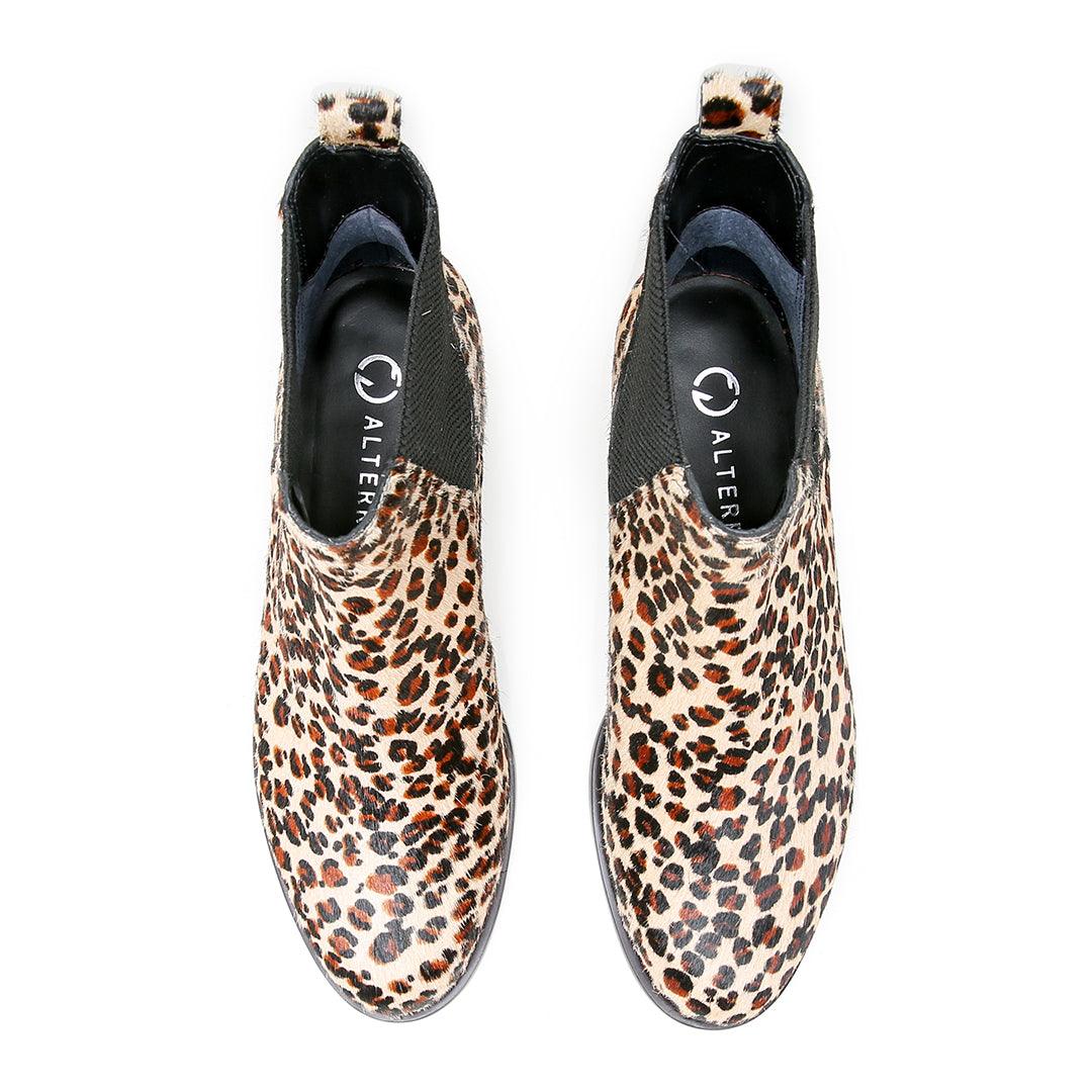 Leopard  Chelsea Boot | Alterre Customized Shoes - Women's Ethical Ballet Flats, Sustainable Footwear

