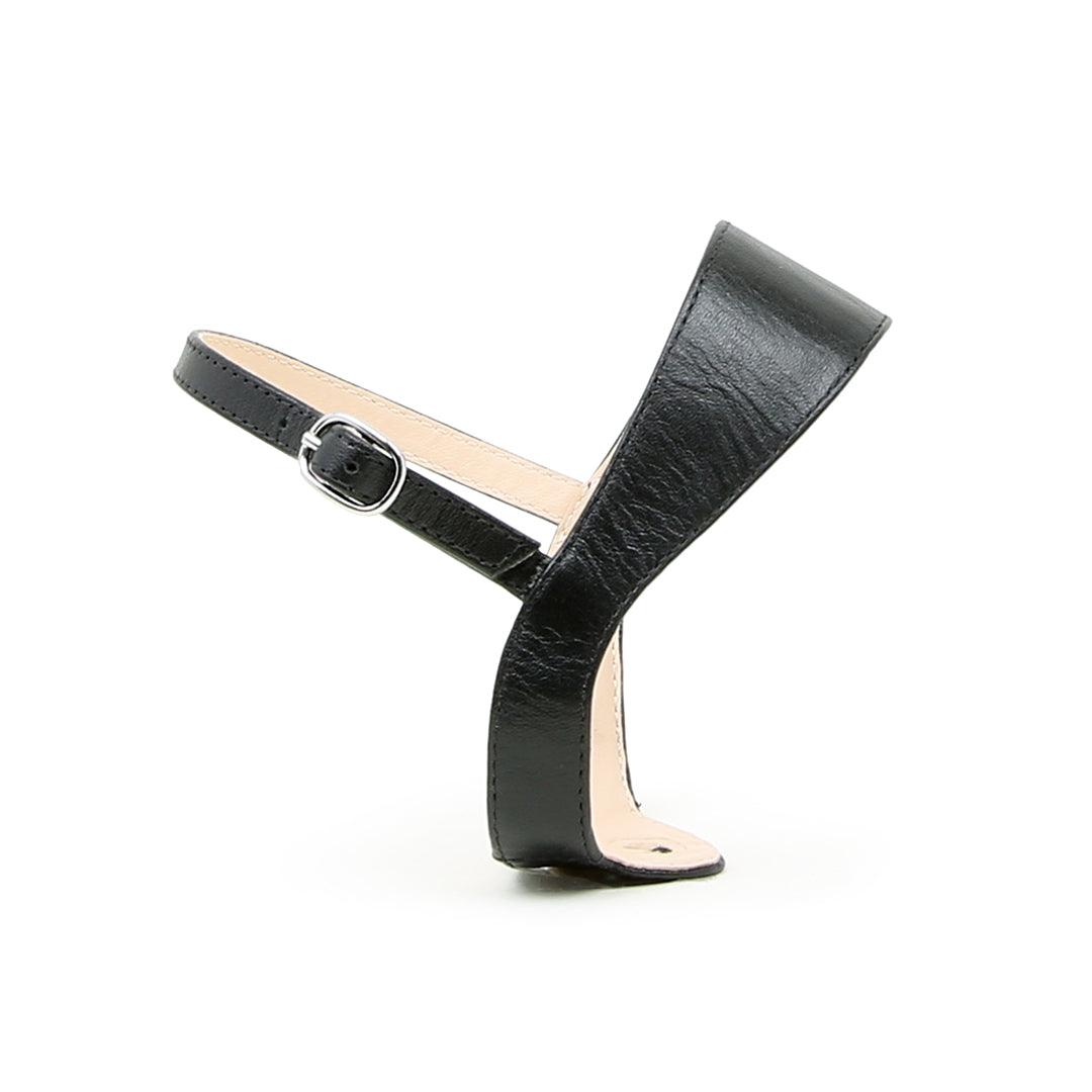 Elsie Removable Strap in Black | Alterre Make A Shoe - Sustainable Shoes & Ethical Footwear
