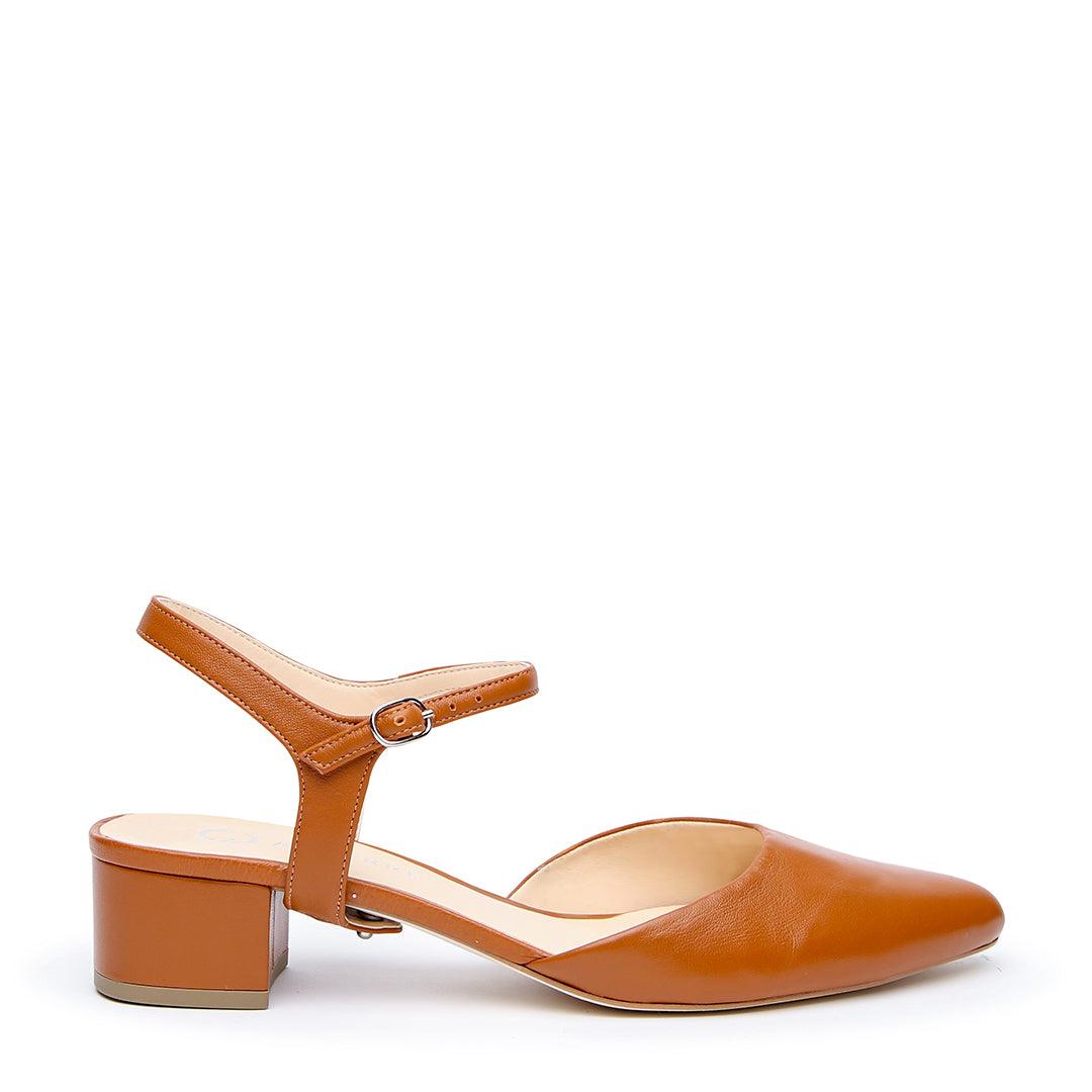 Cognac Slide + Jackie Customized Slides | Alterre Interchangeable Slides - Sustainable Footwear & Ethical Shoes