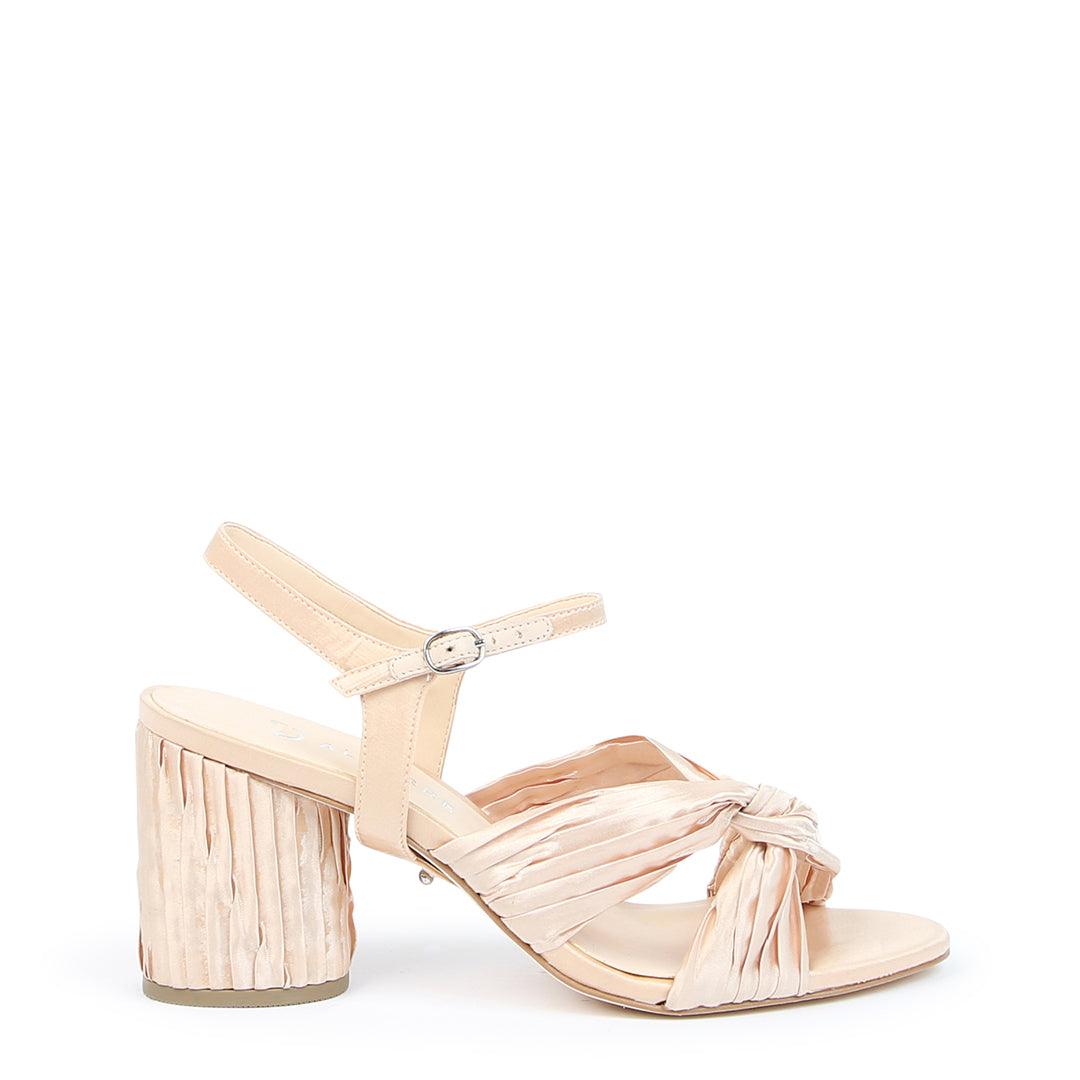 Nude Customizable Twist Sandal + Jackie Strap | Alterre Interchangeable Shoes - Sustainable Footwear & Ethical Shoes